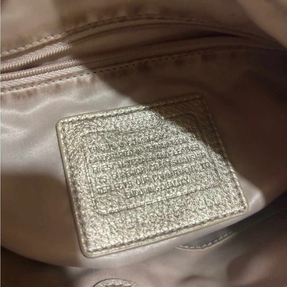 Coach Beige Crossbody Bag
